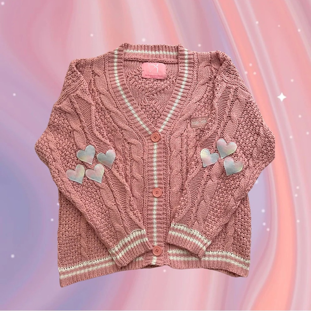 BRAND NEW Taylor Swift Miss Americana Lover Inspired Embroidered Cardigan